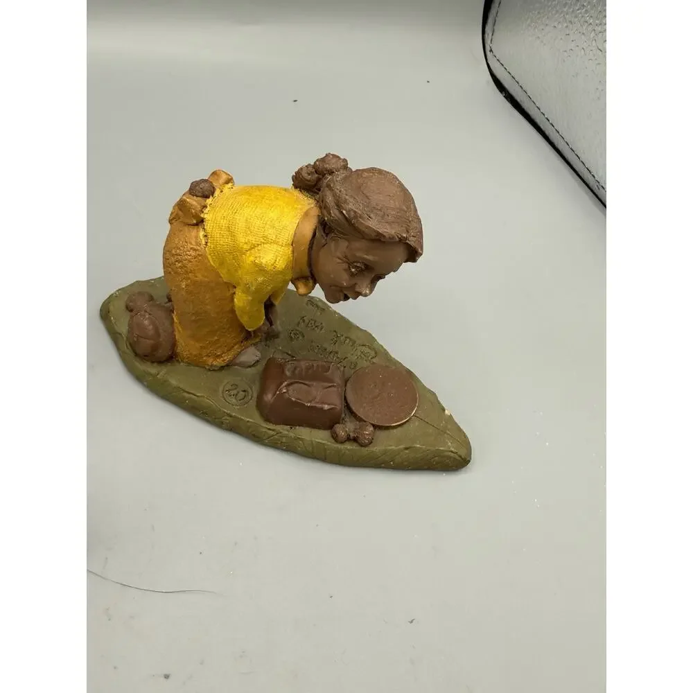 Vintage Tom Clark Cairn Studio Resin Gnome Figurine Lot 4 Jane Wolf 1987
